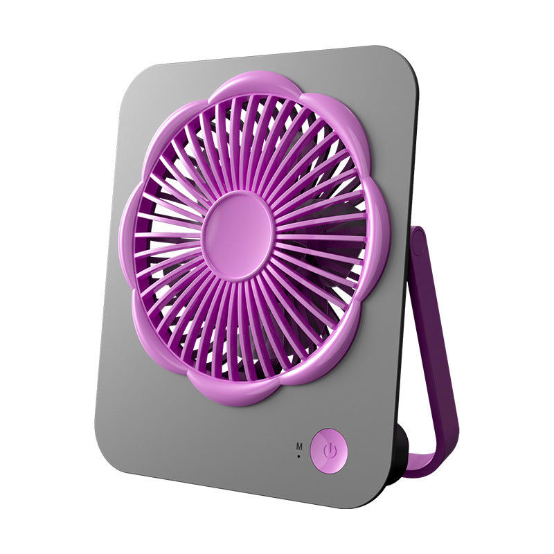 Rechargeable Desktop Fan Mini Hanging Fan Square Shape Fan
