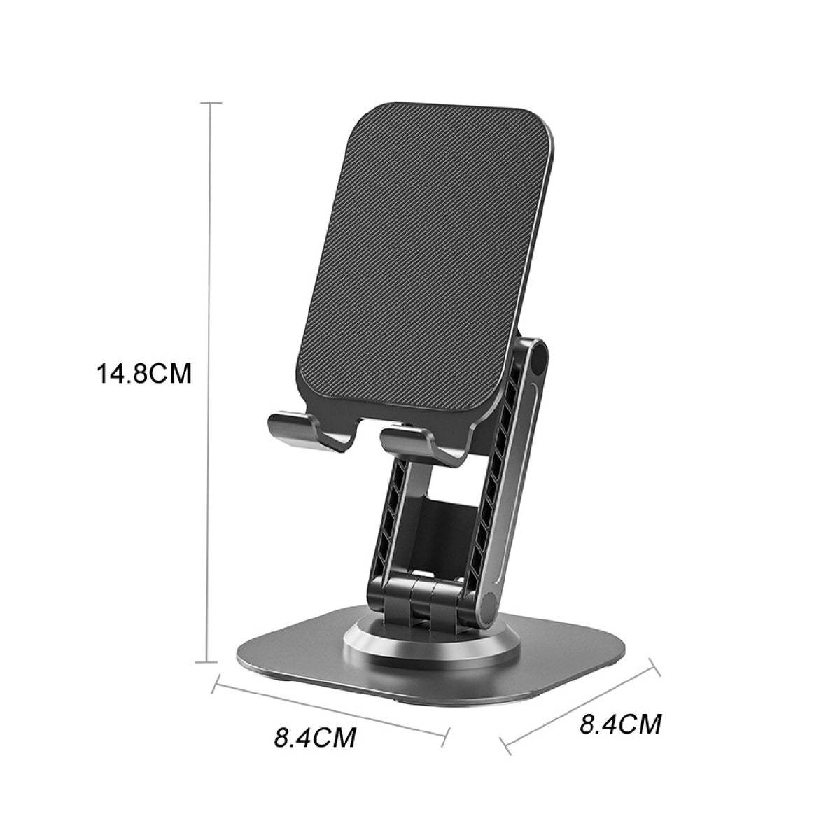 360 Stand Foldable Phone Stand Adjustable Angle Cell Phone Holder Square Base