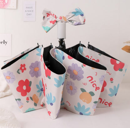 Full Custom Portable Travel Triple Folding Umbrella