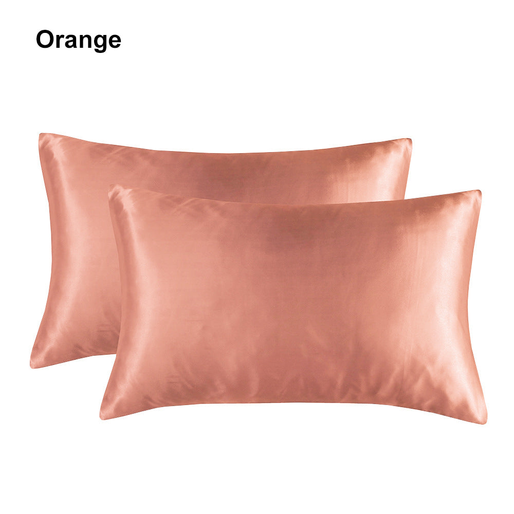 20 x 36" Premium Square Satin Silk Throw Pillowcase - Envelope Closure