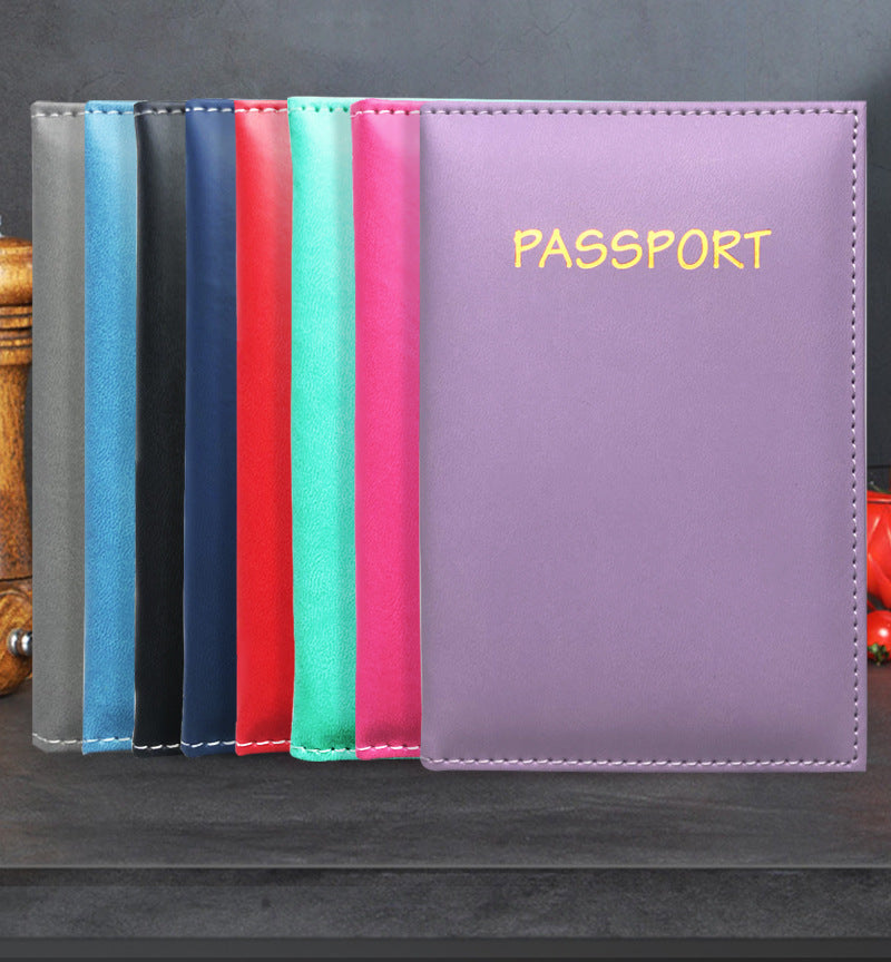 PU Passport Holder Ultra Slim Passport Wallet Travel Wallet