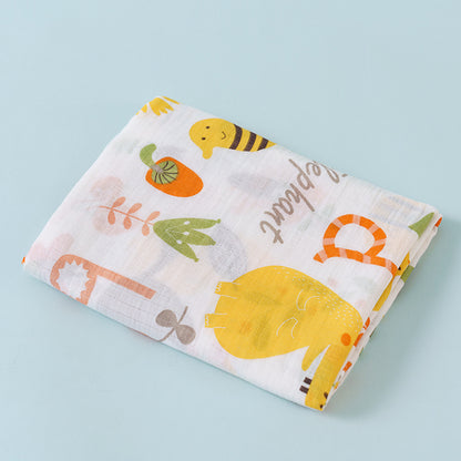 Full Color Imprint Premium Muslin Baby Wrap Swaddle Blanket