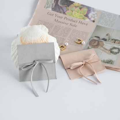 3.7" Envelope Jewelry Pouch Jewelry Packaging Gift Pouch Jewelry Bag Style String Bow