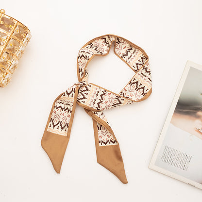 35" x 2" Full Custom Neckerchief Long Hair Ribbon Neck Scarf Handbag Wrap Scarf Neck Tie #26