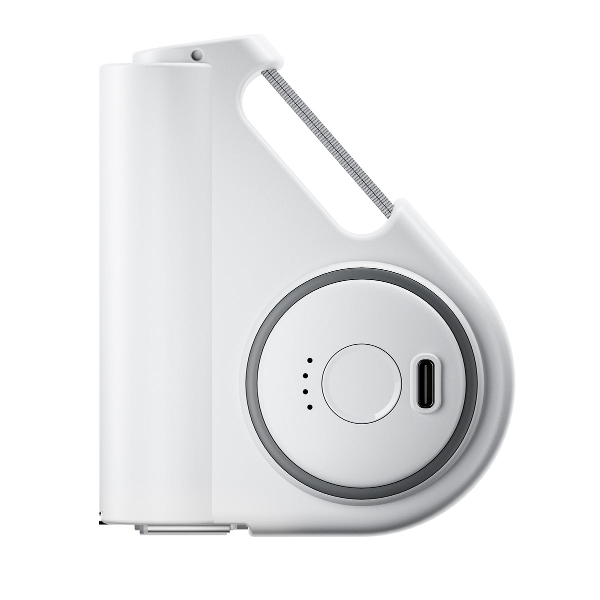 5000mAh Mini Power Bank With Retractable USB-C Cable WIth Illumination light With Metal Carabiner