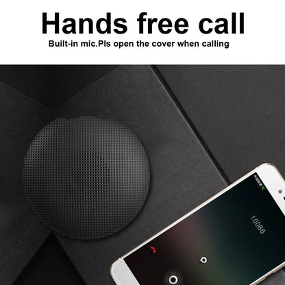 New Powerful Stereo Sound Round Shape Portable Wireless W/ Selfie Function