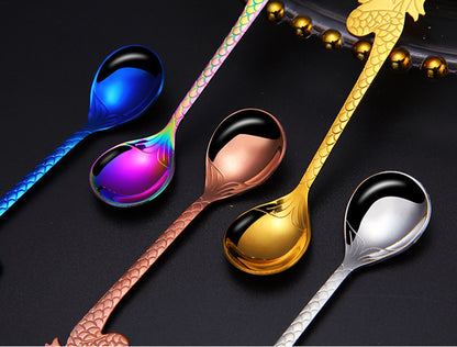 Mermaid Coffee Spoon Stainless Steel Hanging Spoon