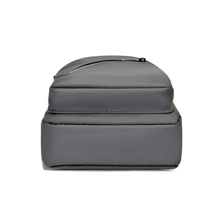 Daily Crossbody Bags Sling Backpack Oxford Chest Bag With Earphone Hole