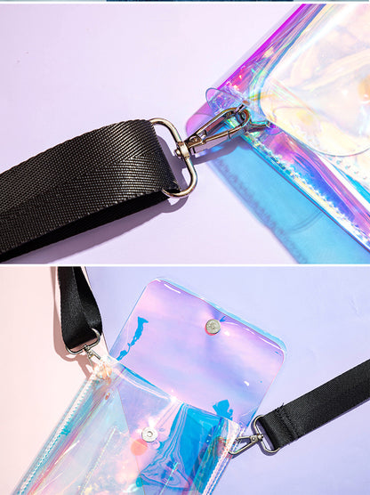 Iridescent Clear Blank Side