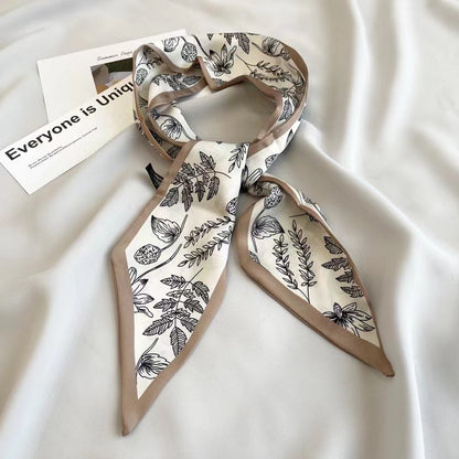 3.7x37" Imitation Silk Scarf Neck Scarf Hair Scarves