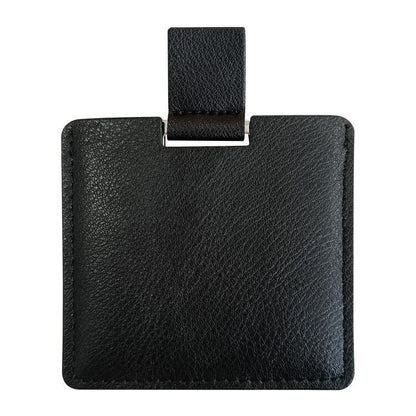 Shatterproof Stainless Steel Rectangle Makeup Mirror With PU Leather Cover