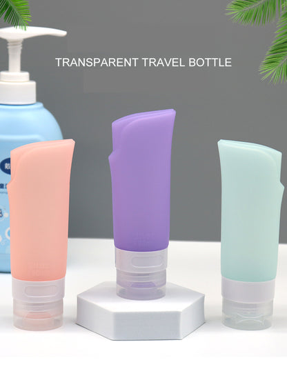3 OZ Silicone Travel Cosmetics Split Bottles