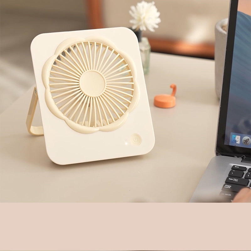Rechargeable Desktop Fan Mini Hanging Fan Square Shape Fan