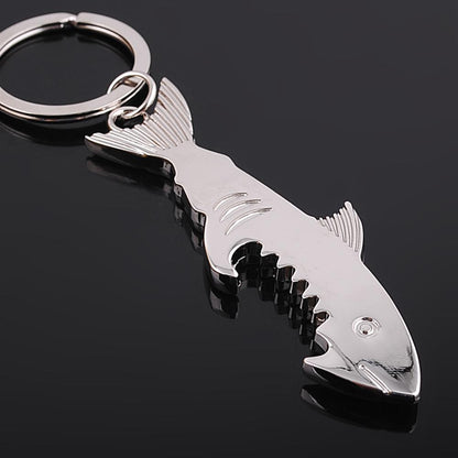 Shark Shaped Key Chain W/Bottle Opener