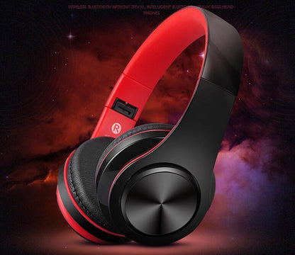 Foldable TF Card & FM Radio Wireless Headset