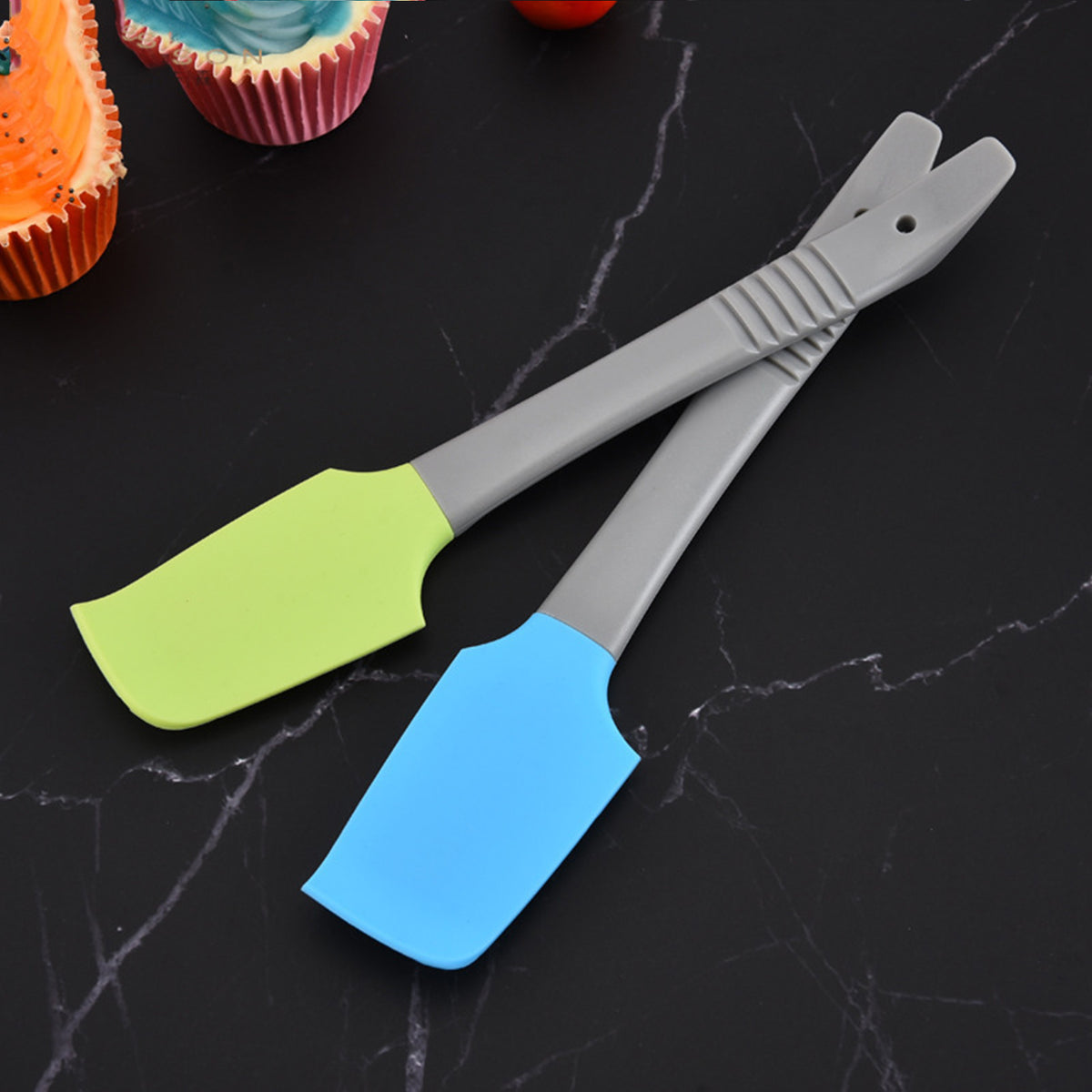 Silicone Spatula Silicone Tools for Cooking Baking Mixing Non-Stick Cookware Handle
