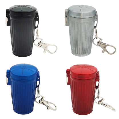 Metal Storage Bucket Keychain