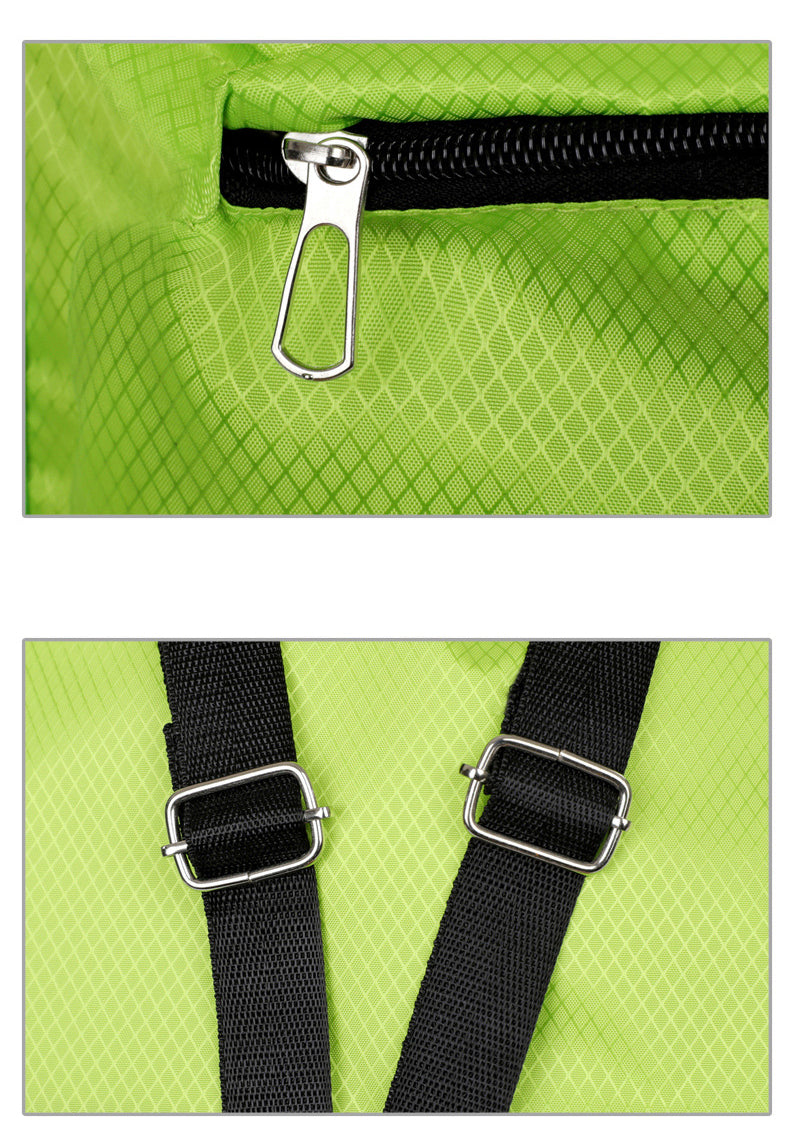 18 x 12.67" Drawstring Backpack, Waterproof Sports Gym Bag with Side Pocket