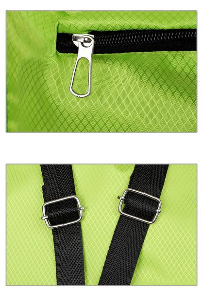 18 x 12.67" Drawstring Backpack, Waterproof Sports Gym Bag with Side Pocket
