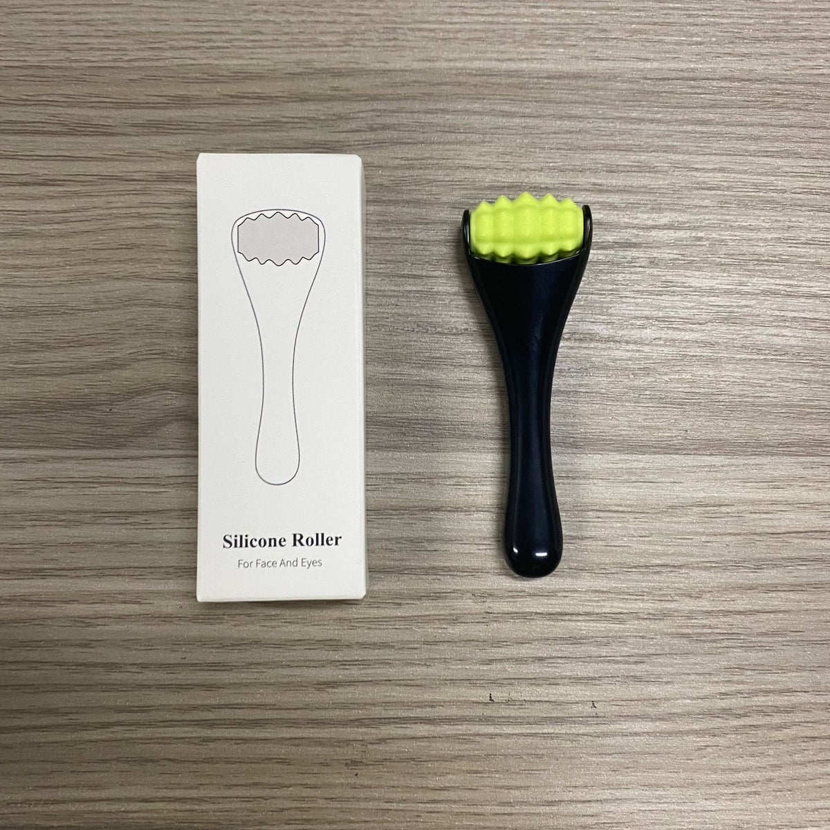 Mini Silicone Face Roller Eye Cream Applicator Facial Massager Roller for Wrinkles & Puffiness