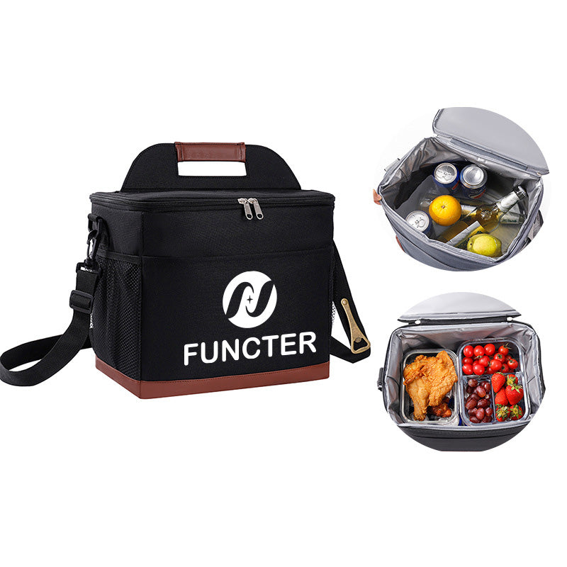 16L Oxford Fabric Insulated Cooler Lunch Bag