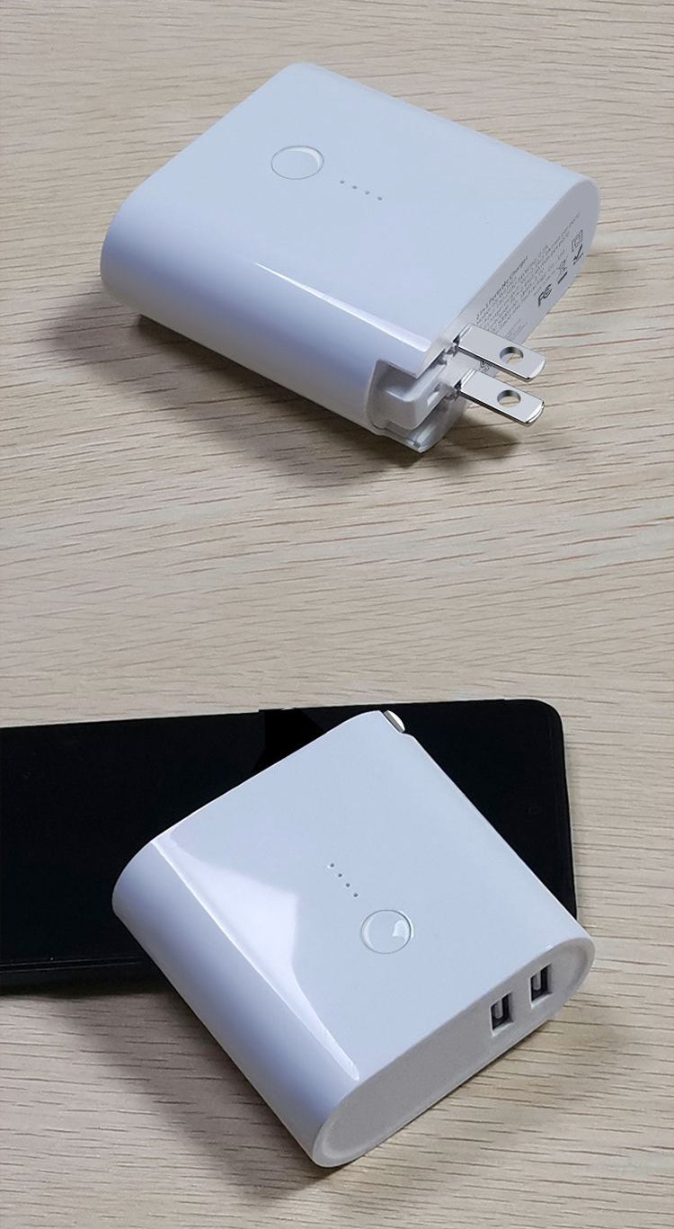 5000mAh Wall Charger (AC) Power Bank W/ETL Certification