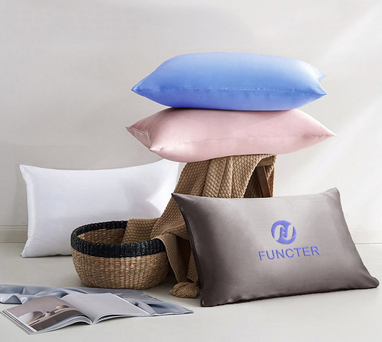 20 x 30" Premium 19 Momme Square 100% Mulberry Silk Throw Pillowcase With Hidden Zipper