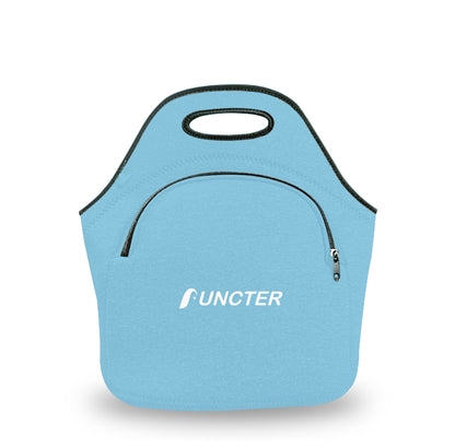 3mm Thick Neoprene Lunch Tote w/Zipper Closed
