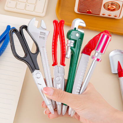 Creative Repair Tools - Hammer Shaped Ballpoint Pen Novelty Pens Fun Pen for School Supplier