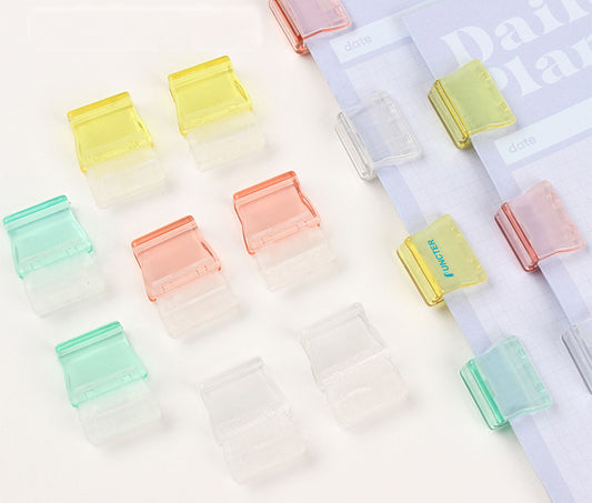 Transparent Book Clip Paper Clip Prevent Books From Curling Clip Bookmark