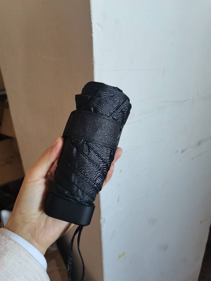 Black Blank Folded View