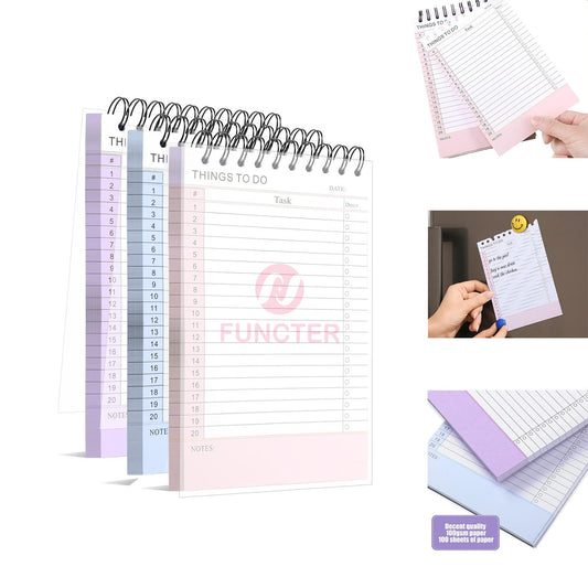 Top - Flip Spiral Student Planner Notebook