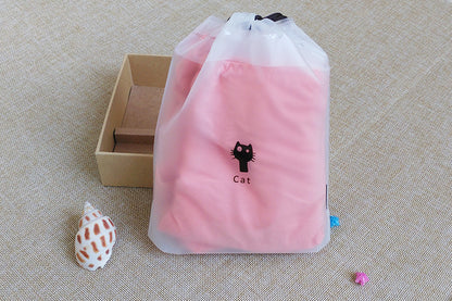 11.9 x 15.8" Double Drawstring Pouch Waterproof Candy Jewelry Party Wedding Favor Present Bag