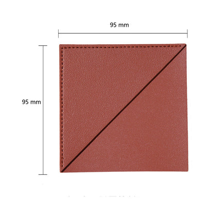 Leatherette Bookmark Large Square Page Corner for University, Library, Bookstore, School