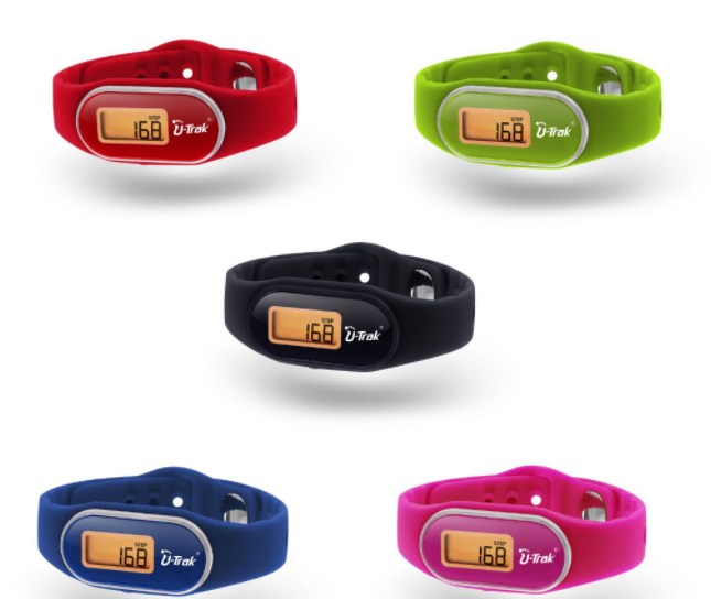Tap Read Waterproof Fitness Tracker Pedometer Bracelet