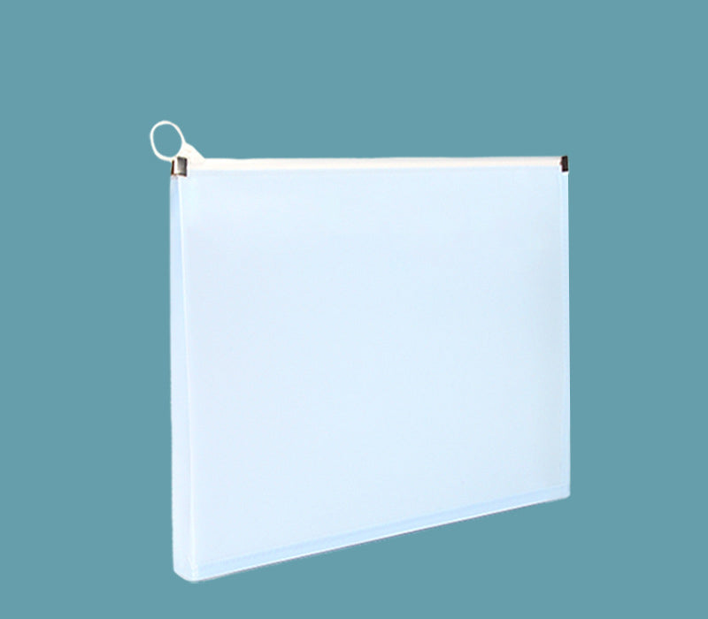 Colorful Zip Plastic Envelopes A5 Zipper Document Folder Letter File Folders Expanding Envelope