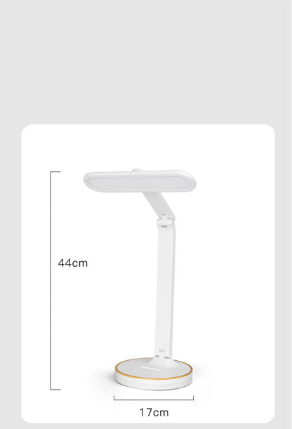 LED Foldable Desk Lamp, 3 Lighting Brightness Levels W/Adjustable Arm