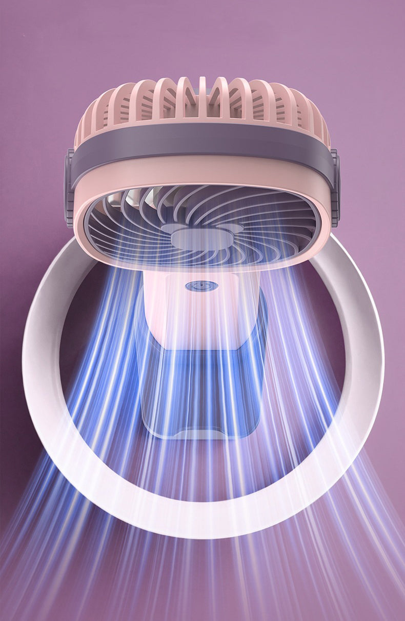 Mini Portable Handheld Fan Battery Operated Small Personal Speed Adjustable USB Rechargeable Fan