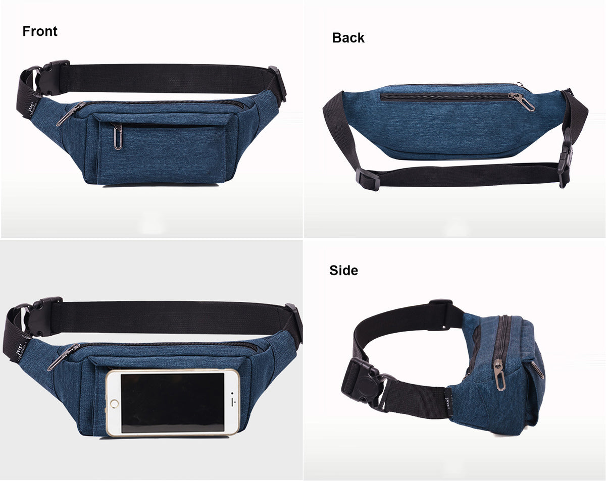 Multi Functional Outdoor Sports Water Resistant Oxford Fanny Pack