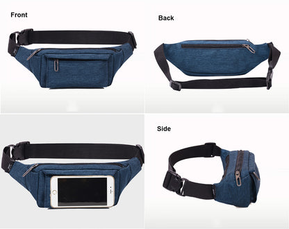 Multi Functional Outdoor Sports Water Resistant Oxford Fanny Pack