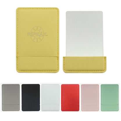 Shatterproof Rectangle Makeup Mirror With PU Cover