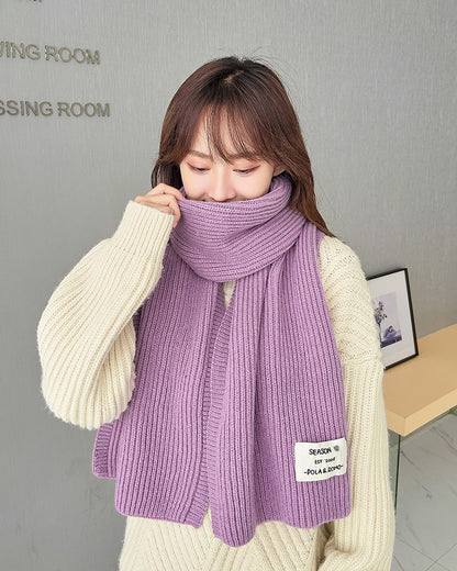 67" Winter Thicker Cable Knitted Scarf Wrap Chunky Long Warm Scarf