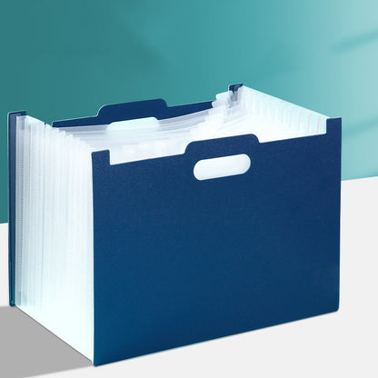 Horizontal 13 Pockets File Folder Letter Size Expanding File Folder Desktop File Organizer Office Fi
