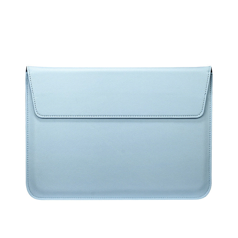 15" PU Leather Laptop Bag Foldable Stand With Magnetic Closure