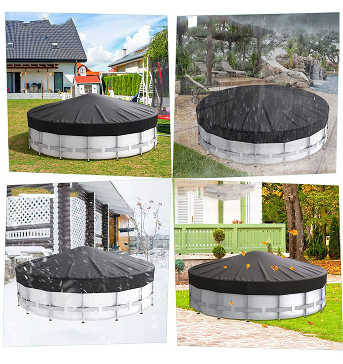 10' Winter Round Pool Cover, Swimming Pool Cover