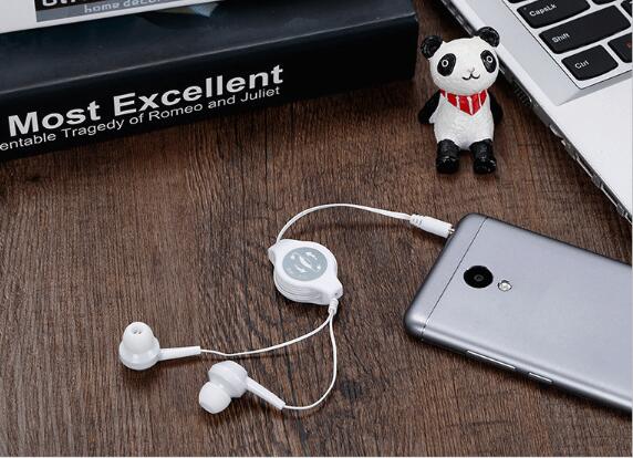 Running Sport Earphone Circular Telescopic In-Ear