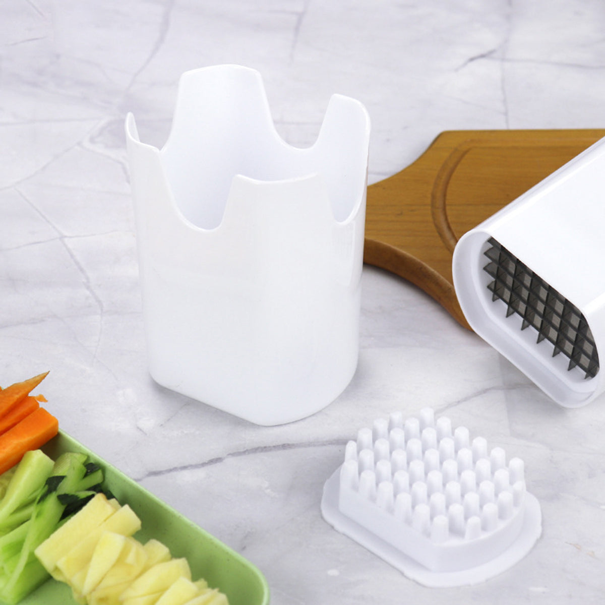 French Fry Cutter Natural Cut Rapid Slicer Vegetable Dicer Potato Tool Food Dicer Veggie Dicer
