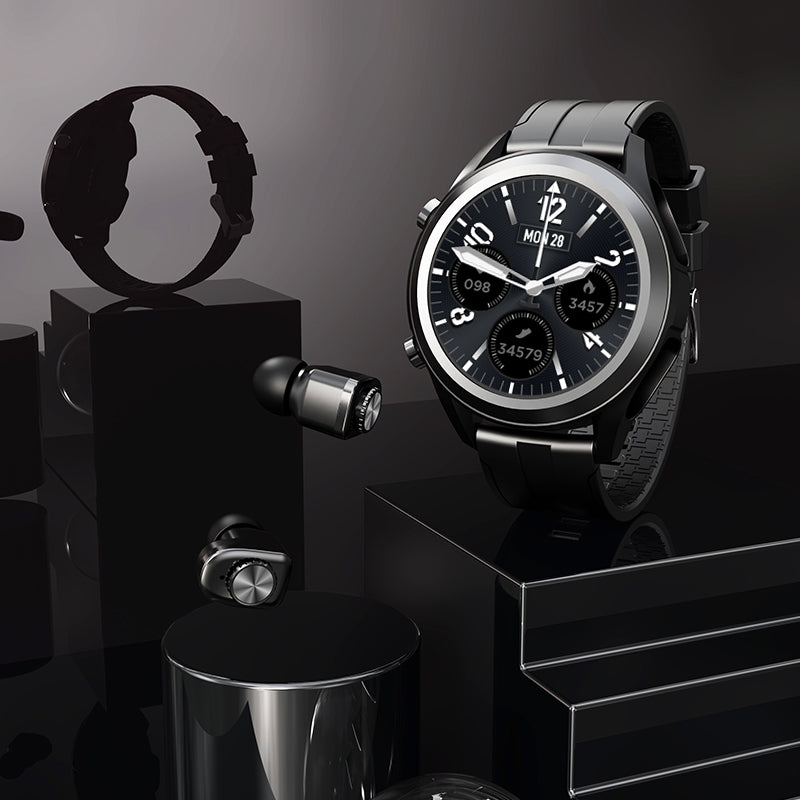 Wireless Smart Watch w/Bluetooth & Pedometer