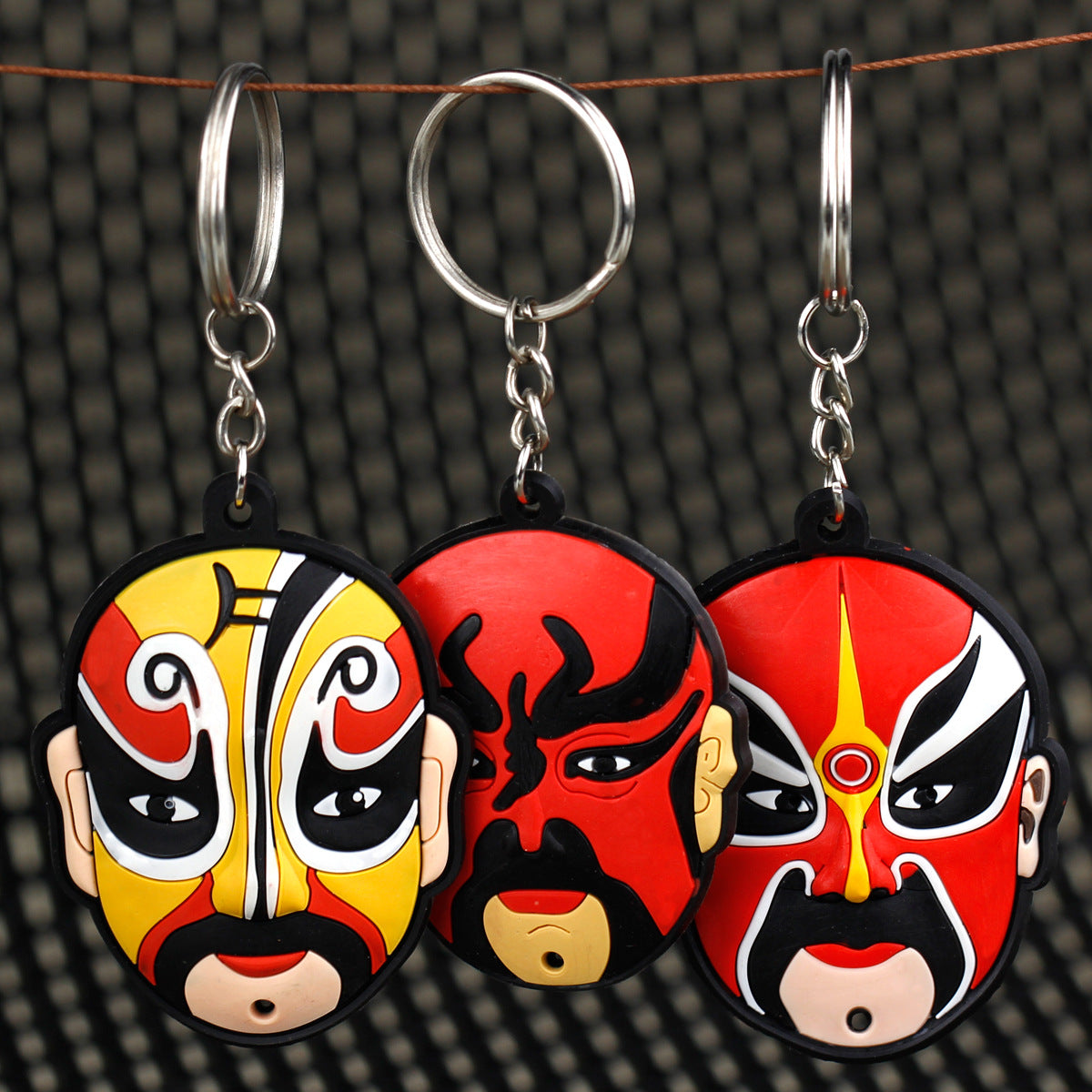 Custom 3D Raised Shaped Soft Touch PVC Keychain - Two Sides Printing