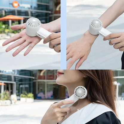 Extended Battery Life Handheld Icy Breeze Fan